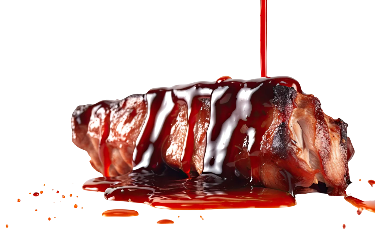hot-grilled-spare-ribs-with-barbecue-sauce-isolated-white-background-ai-generative-Photoroom